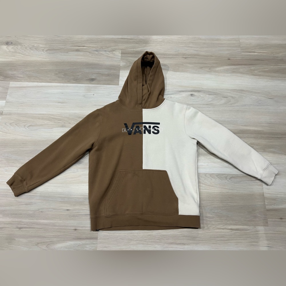 Two tone vans skate hoodie